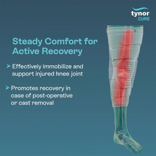 Tynor Knee Immobilizer 14″ - Image 2