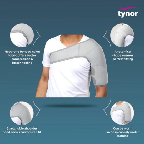 Tynor Shoulder Support (Neoprene) - Image 4