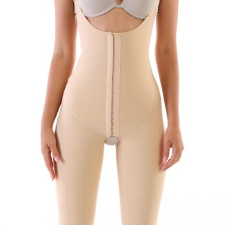 ABDOMINAL POST-SURGICAL COMPRESSION GARMENT - EXTENDED BACK WITH ZIP (BELOW THE KNEE) LP-200