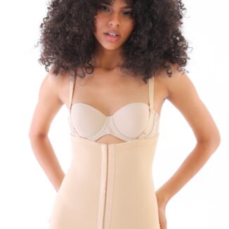 ABDOMINAL POST-SURGICAL COMPRESSION GARMENT WITH STRAPS LP-160