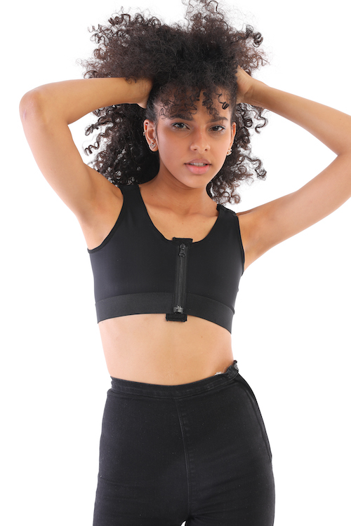 POST-SURGICAL COMPRESSION BRA (ZIP FRONT) LP-156 - Image 3