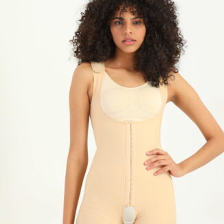 ABDOMINAL - BBL POST-SURGICAL COMPRESSION GARMENT WITH EXTENDED BACK (SHORT) LP-166