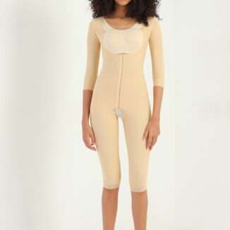 POST-SURGICAL COMPRESSION GARMENT FOR BBL FAT TRANSFER WITH SLEEVES (BELOW THE KNEE) LP-216