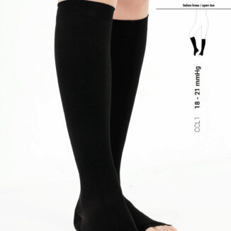 COMPRESSION STOCKING BELOW THE KNEE (OPEN TOE) CCL1 CP-600